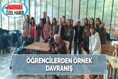 ÖĞRENCİLERDEN ÖRNEK DAVRANIŞ