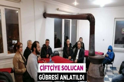 ÇİFTÇİYE SOLUCAN GÜBRESİ ANLATILDI