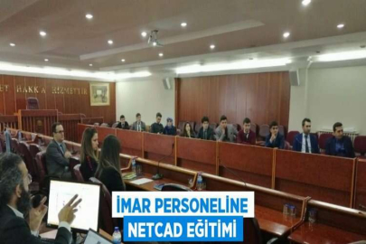 İMAR PERSONELİNE NETCAD EĞİTİMİ