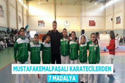 MUSTAFAKEMALPAŞALI KARATECİLERDEN 7 MADALYA