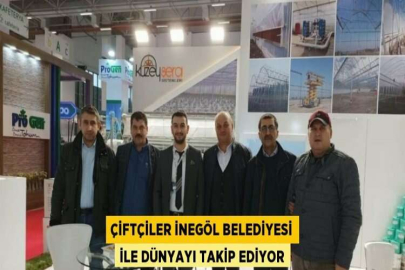 ÇİFTÇİLER İNEGÖL BELEDİYESİ İLE DÜNYAYI TAKİP EDİYOR