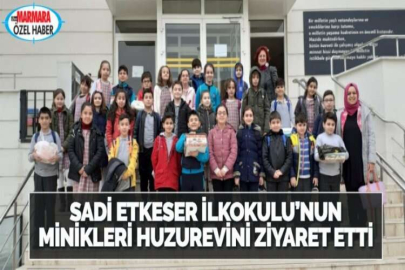 SADİ ETKESER İLKOKULU’NUN MİNİKLERİ HUZUREVİNİ ZİYARET ETTİ