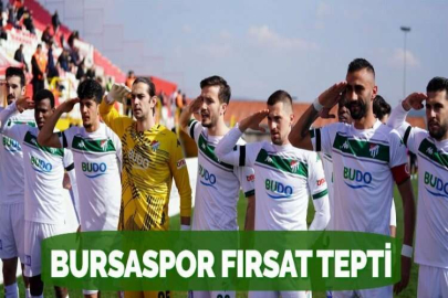 BURSASPOR FIRSAT TEPTİ