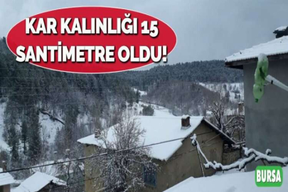 KAR KALINLIĞI 15 SANTİMETRE OLDU!