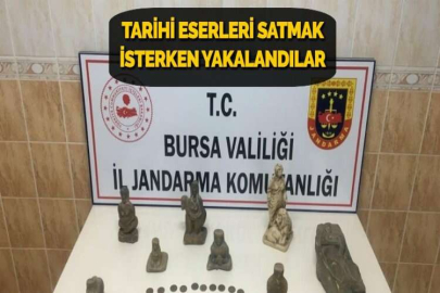 TARİHİ ESERLERİ SATMAK İSTERKEN YAKALANDILAR