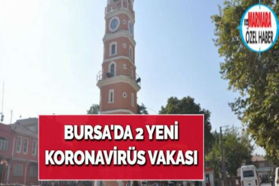 BURSA'DA  2 YENİ KORONAVİRÜS VAKASI