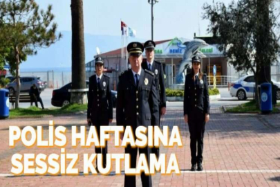 POLİS HAFTASINA SESSİZ KUTLAMA