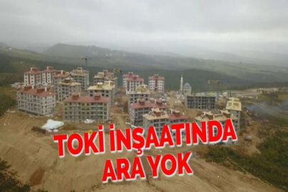 TOKİ İNŞAATINDA ARA YOK