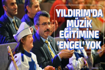 YILDIRIM’DA MÜZİK EĞİTİMİNE ‘ENGEL’ YOK