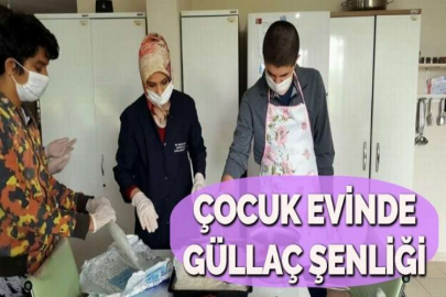 ÇOCUK EVİNDE GÜLLAÇ ŞENLİĞİ