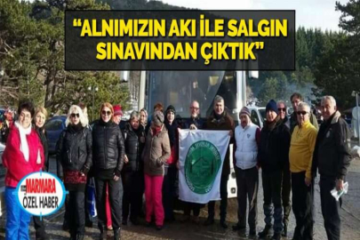 “ALNIMIZIN AKI İLE  SALGIN SINAVINDAN ÇIKTIK”