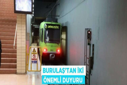 BURULAŞ’TAN İKİ ÖNEMLİ DUYURU