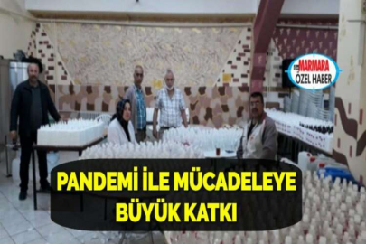 PANDEMİ İLE MÜCADELEYE BÜYÜK KATKI