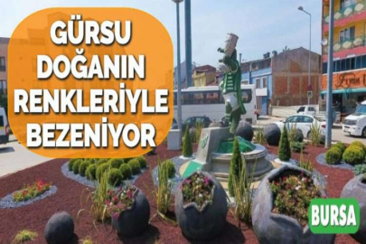 GÜRSU DOĞANIN RENKLERİYLE BEZENİYOR