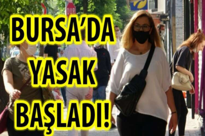 Bursa'da açık alanlarda maske takma zorunluluğu başladı!