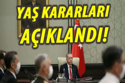 YAŞ kararları açıklandı!