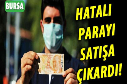 Hatalı basım 50 lirayı satışa çıkardı