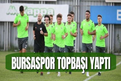 BURSASPOR TOPBAŞI YAPTI