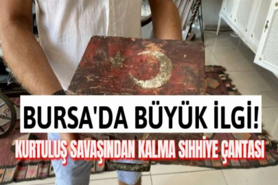 KURTULUŞ SAVAŞINDAN KALMA SIHHİYE ÇANTASI