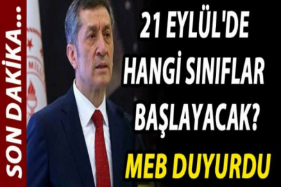 Son dakika Milli Eğitim Bakanlığı'ndan yüz yüze eğitim açıklaması! 21 Eylül'de eğitime başlanıyor