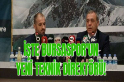 İŞTE BURSASPOR'UN YENİ TEKNİK DİREKTÖRÜ!