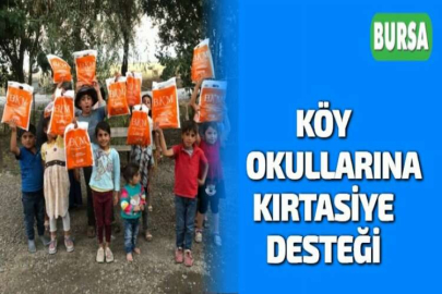 KÖY OKULLARINA KIRTASİYE DESTEĞİ