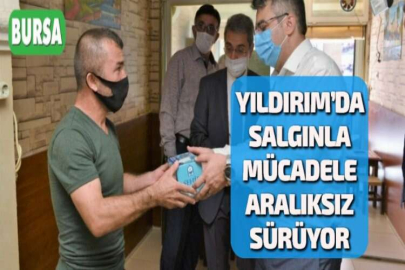 YILDIRIM’DA SALGINLA MÜCADELE ARALIKSIZ SÜRÜYOR