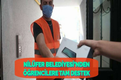 NİLÜFER BELEDİYESİ’NDEN ÖĞRENCİLERE TAM DESTEK