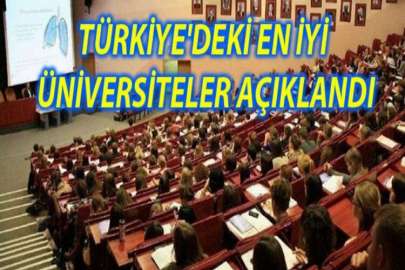 Türkiye'deki en iyi üniversiteler açıklandı