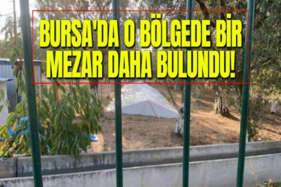 BURSA'DA O BÖLGEDE BİR MEZAR DAHA BULUNDU!