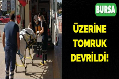 ÜZERİNE TOMRUK DEVRİLDİ!