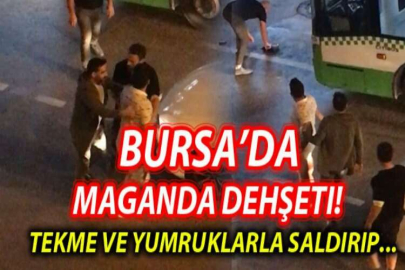 Yol vermedi diye ilk önce saldırdı, sonra silahla üzerine yürüdü