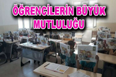 Öğrencilerin büyük mutluluğu