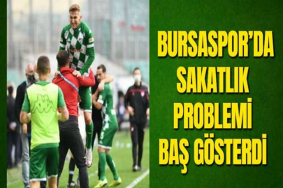 BURSASPOR’DA SAKATLIK PROBLEMİ BAŞ GÖSTERDİ