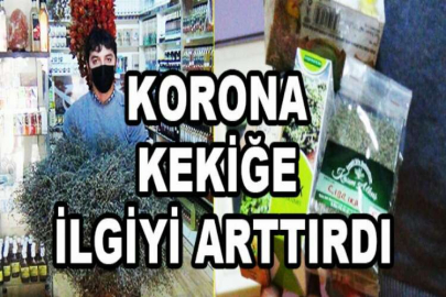 Korona kekiğe ilgiyi artırdı