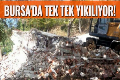 BURSA'DA TEK TEK YIKILIYOR!