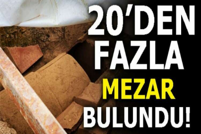 İznik’te 20'den fazla oda mezarlar bulundu