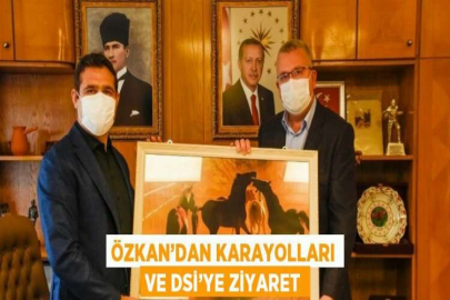 ÖZKAN’DAN KARAYOLLARI VE DSİ’YE ZİYARET