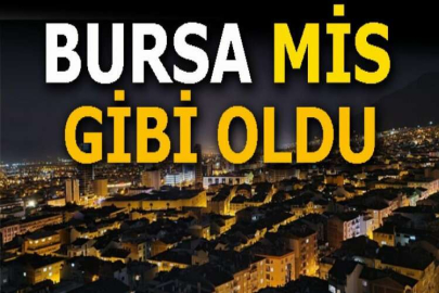 Bursa havası lodos vesilesiyle tertemiz oldu