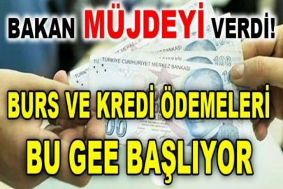 Burs ve kredi alacak öğrenciler dikkat! Ödemeler bu gece başlıyor