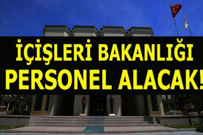 T.C. İçişleri Bakanlığı  Sözleşmeli Personel Alacak!