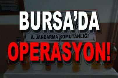 Bursa'da kaçak içki operasyonu: 1 gözaltı