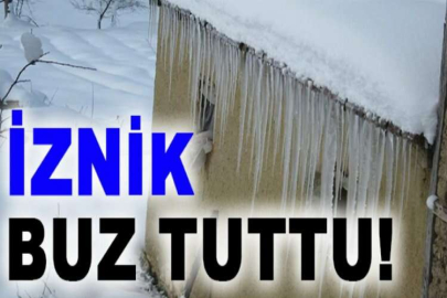 İznik buz tuttu