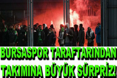 Bursaspor taraftarından takımına büyük sürpriz