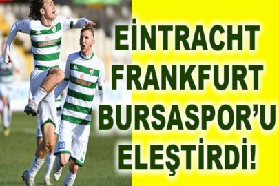 Eintracht Frankfurt Teknik Direktörü Adi Hütter, Bursaspor’u eleştirdi