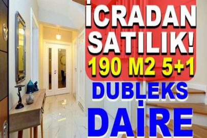 Samsun Canik'te 190 m2 5+1 dubleks daire icradan satılıktır