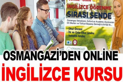 Osmangazi’den online İngilizce kursu