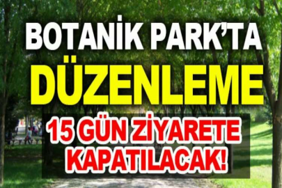 Botanik Park’ta düzenleme