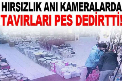 Hırsızlık anı anbean kameralarda