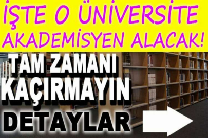 İstanbul Medeniyet Üniversitesi akademisyen alacak